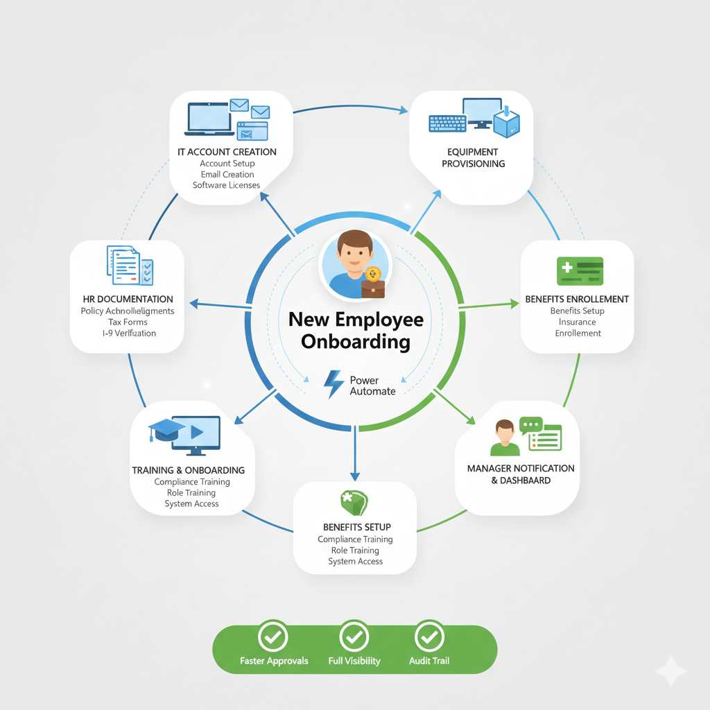 Automating Employee Onboarding and HR Workflows 