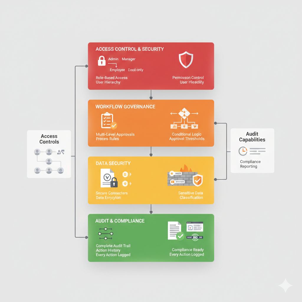 Governance, Security, and Compliance in Workflow Automation