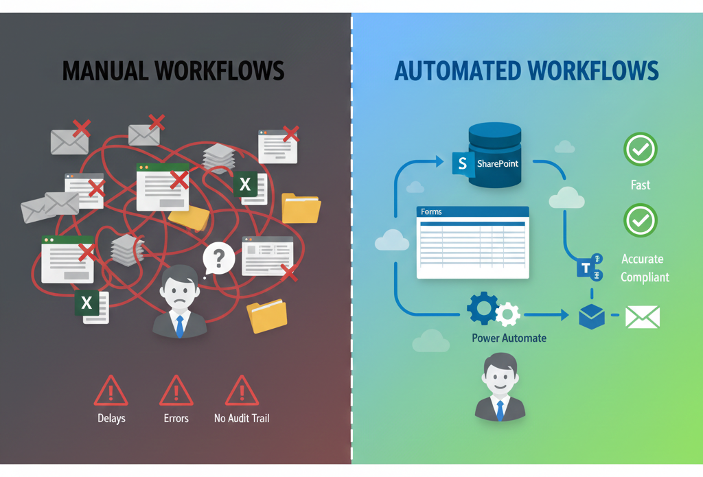 Manual Workflows vs Automated Workflows