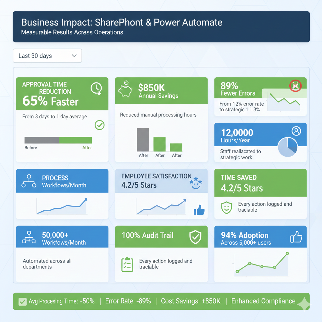 Measuring the Impact of Workflow Automation
